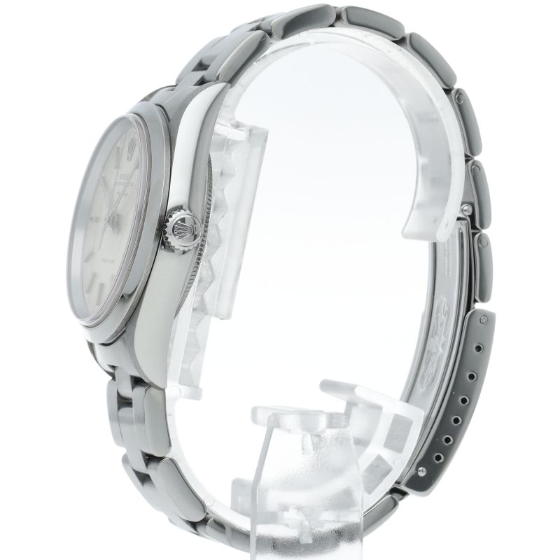 Rolex Air King SS Watch Silver Polished — view 3