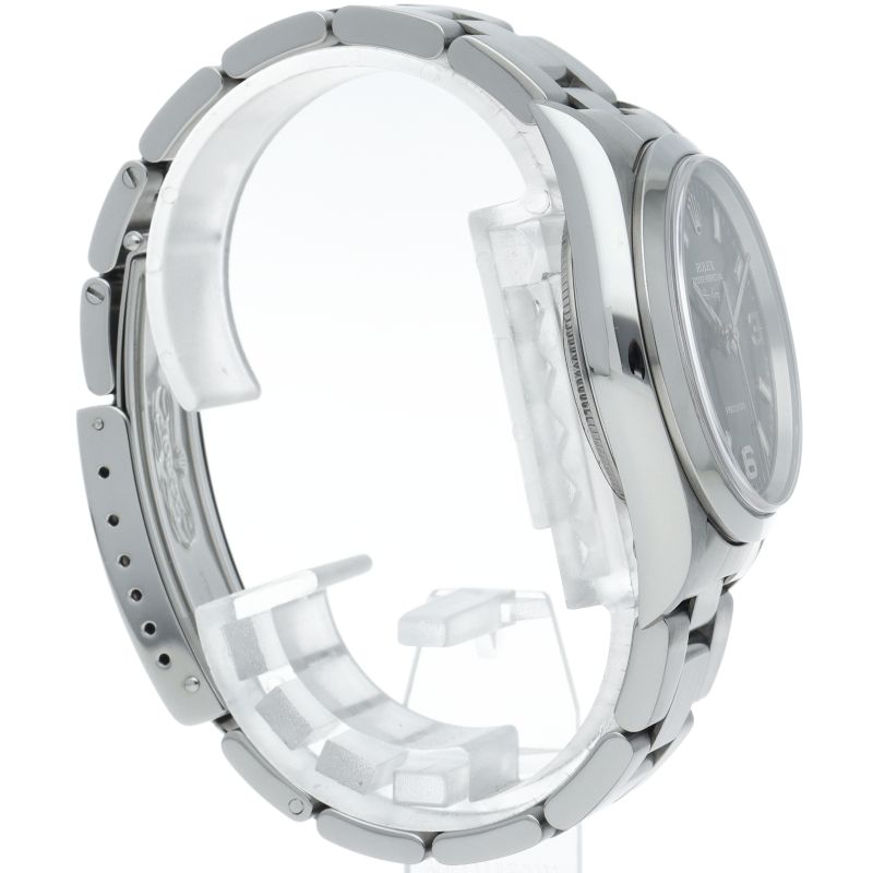 Rolex Air King SS Watch Blue Polished — view 4