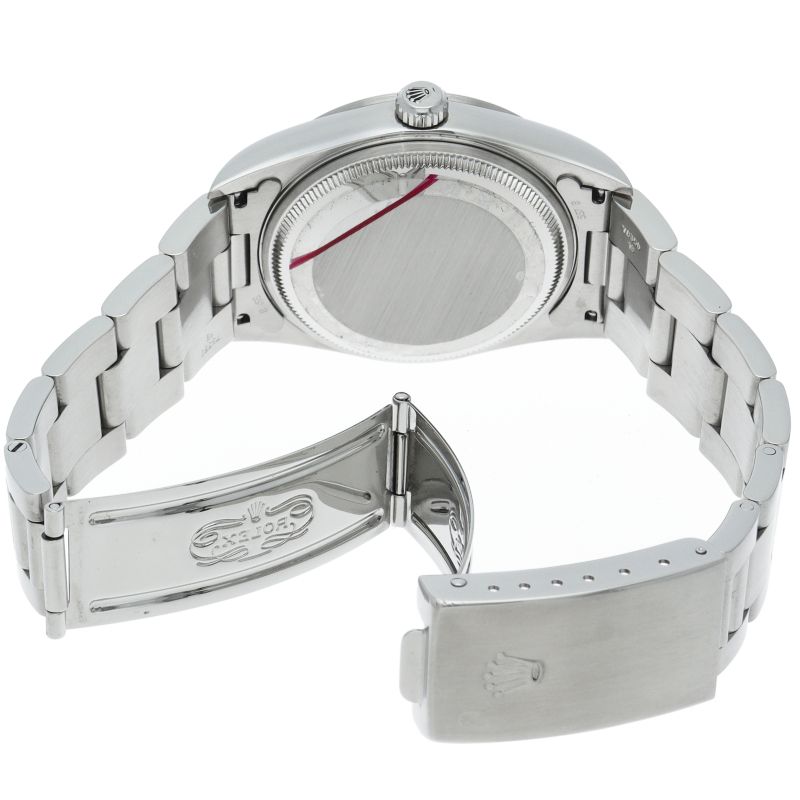 Rolex Air King SS Watch Blue Polished — view 5