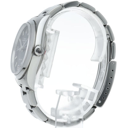 Rolex Air King SS Watch Blue Polished — view 3