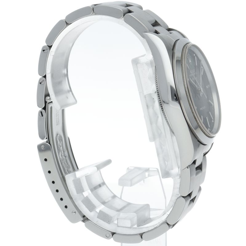 Rolex Air King Box SS Watch Black Polished — view 4