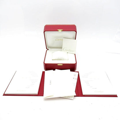Cartier Tank American SM Watch Box Repair Book 18k Yellow Gold White Polished — view 6