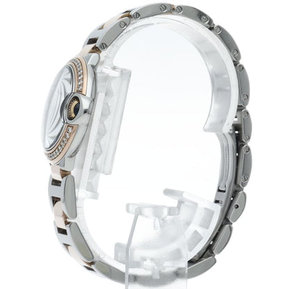 Cartier Ballon Blue de Watch 28 mm Combination Diamond Bezel — view 3