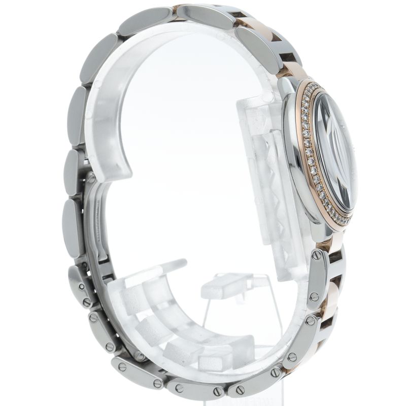 Cartier Ballon Blue de Watch 28 mm Combination Diamond Bezel — view 4