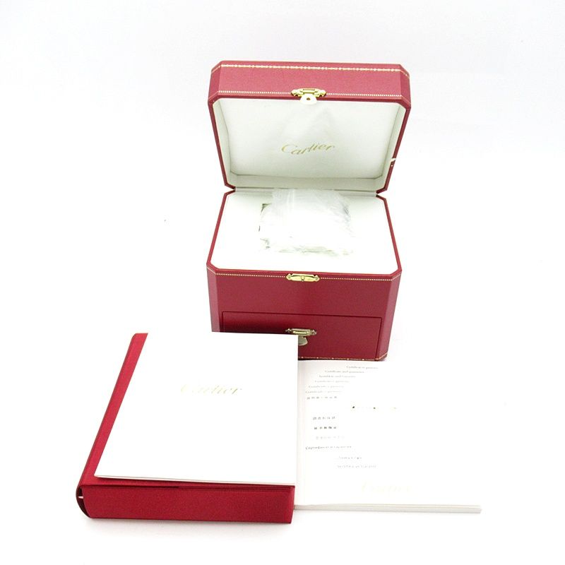 Cartier Ballon Blue de Watch 28 mm Diamond Box 18k Pink Gold Leather — view 6