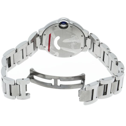 Cartier Ballon Blue de Watch 33 mm Diamond Bezel Box SS — view 5