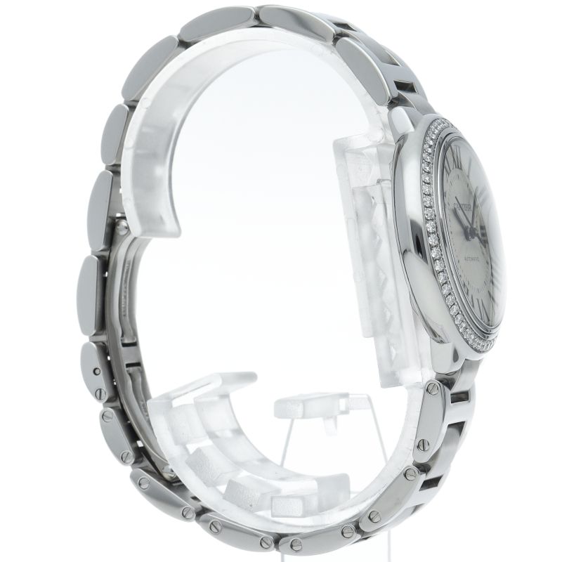 Cartier Ballon Blue de Watch 33 mm Diamond Bezel Box SS — view 4