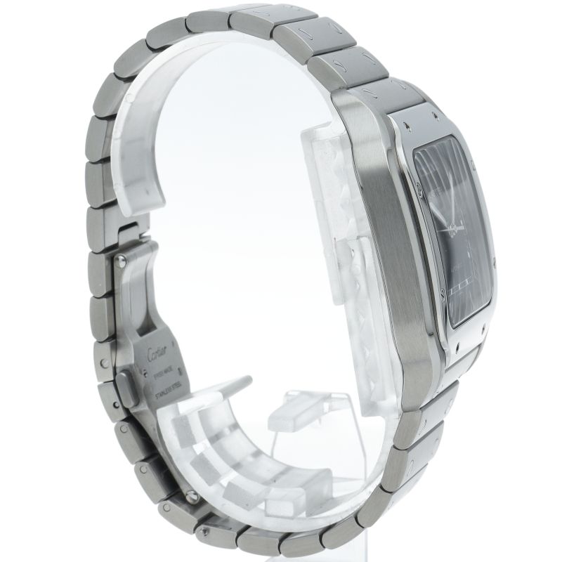 Cartier Santos de Cartier Watch LM SS Blue Polished — view 4