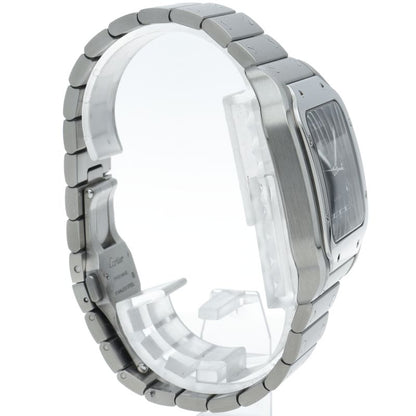 Cartier Santos de Cartier Watch LM SS Blue Polished — view 4