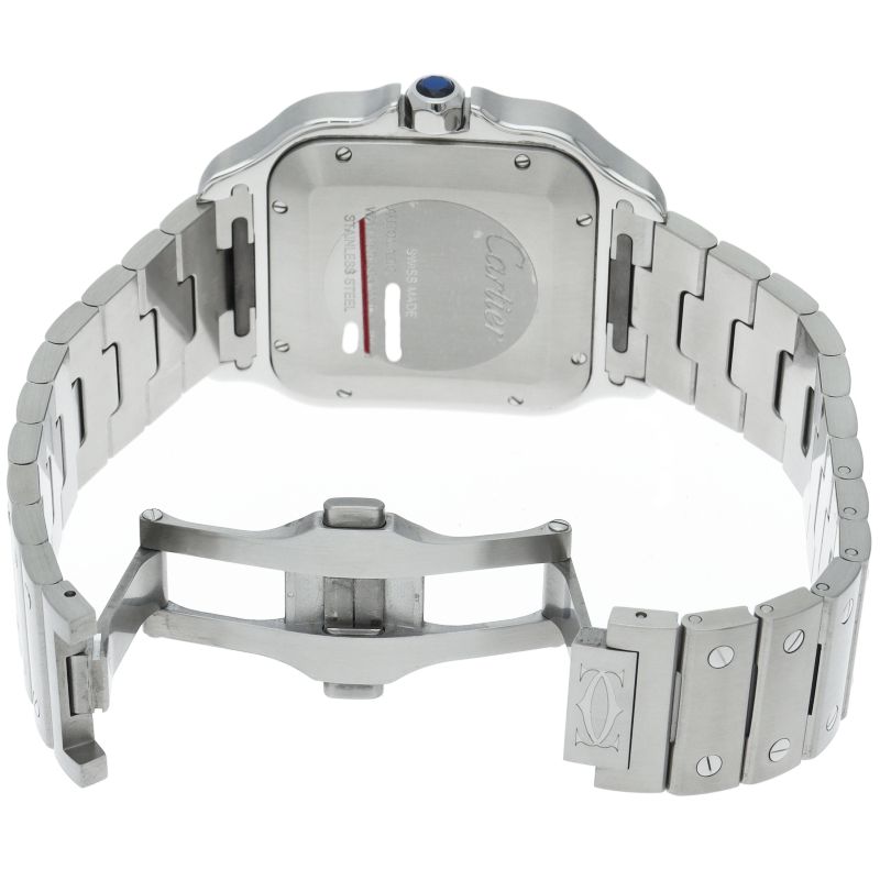 Cartier Santos de Cartier Watch LM SS Blue Polished — view 5