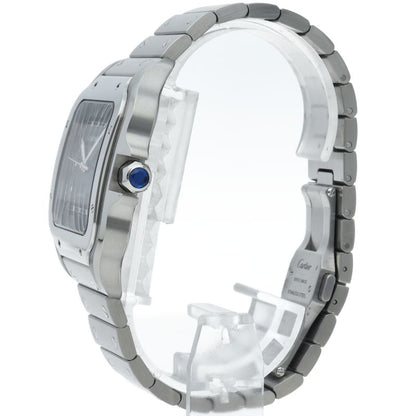 Cartier Santos de Cartier Watch LM SS Blue Polished — view 3