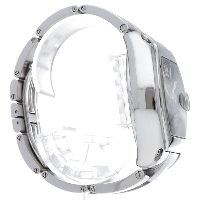 Cartier Roadster XL Chronograph Watch SS Black Polished — view 4