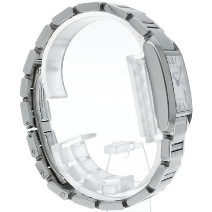 Cartier Tank Francaise MM Date Watch SS White Polished — view 4