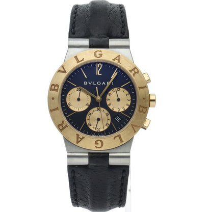 Bvlgari Diagono Sports Chronograph 35 mm Box Repair Book 18k Yellow Gold — view 2