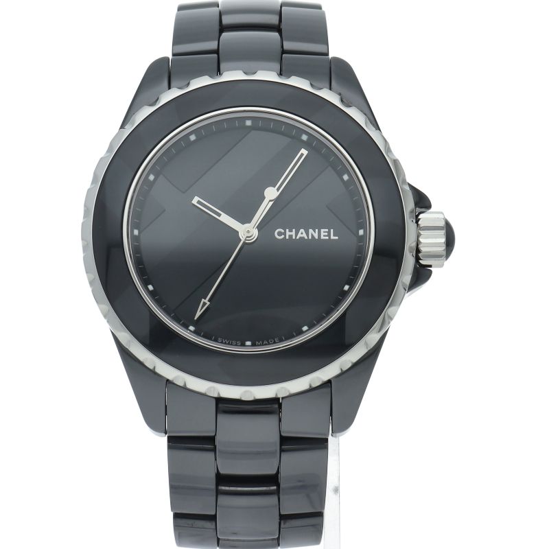 Chanel Untitled Watch 38 mm Auto Depth Lock World Limited Pieces Box Ceramic — view 2