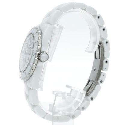 Chanel Watch 38 mm Diamond Auto Depth Box Ceramic White Polished — view 3