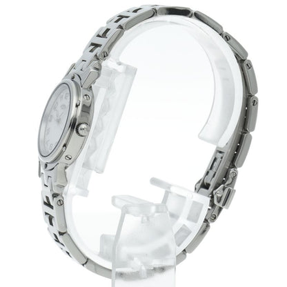 Hermes Cles Watch Shell Box SS White Polished — view 3