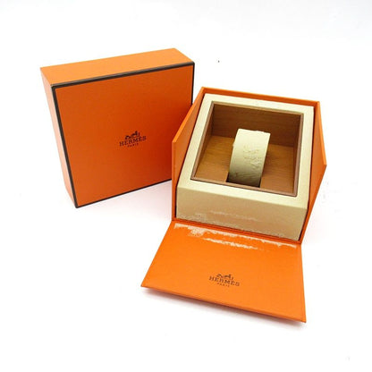 Hermes Cles Watch Shell Box SS White Polished — view 6