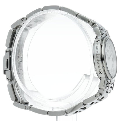 Hermes Cles Watch Shell Box SS White Polished — view 4
