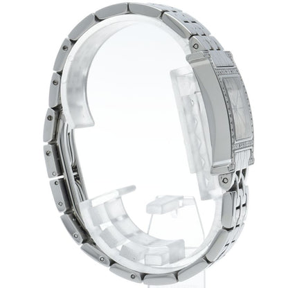 Hermes Watch Diamond Bezel Box SS Silver Polished Finished — view 4