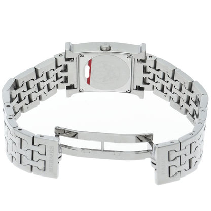 Hermes Watch Diamond Bezel Box SS Silver Polished Finished — view 5