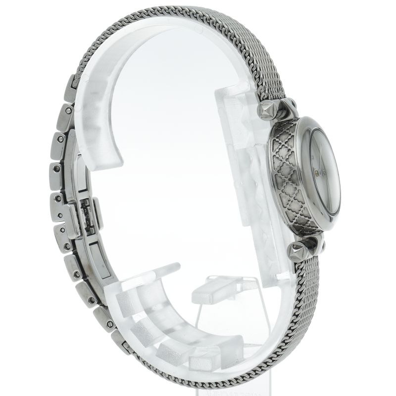 Gucci Diamantissima Watch Diamond Shell 141.5 Box SS White Specification — view 4