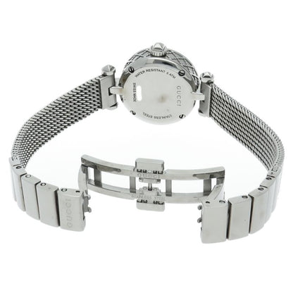 Gucci Diamantissima Watch Diamond Shell 141.5 Box SS White Specification — view 5