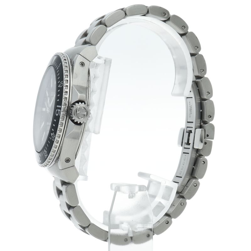 Gucci Dive Watch 136.3 Box SS Black Polished — view 3