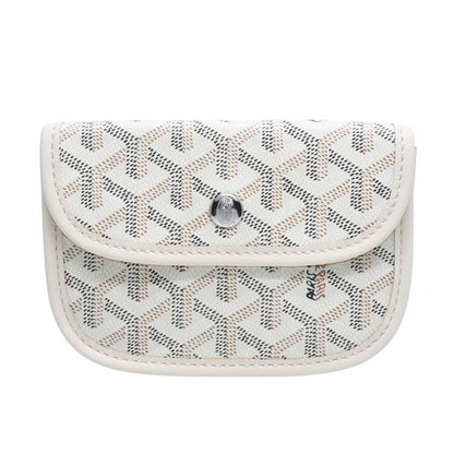 Goyard Anjou Handbag Pouch Ivory White Din Canvas