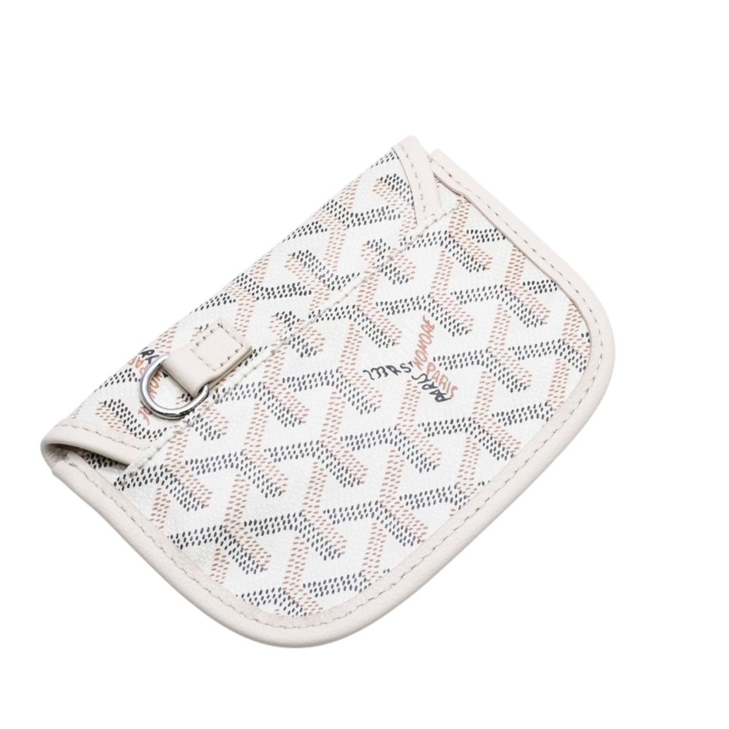 Goyard Anjou Handbag Pouch Ivory White Din Canvas — view 5