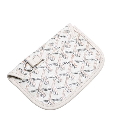 Goyard Anjou Handbag Pouch Ivory White Din Canvas — view 5
