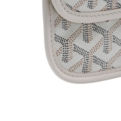 Goyard Anjou Handbag Pouch Ivory White Din Canvas — view 8