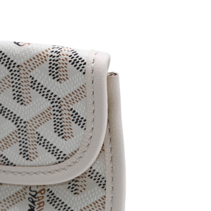 Goyard Anjou Handbag Pouch Ivory White Din Canvas — view 4