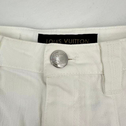 Louis Vuitton Denim Skirt White 36 — view 5