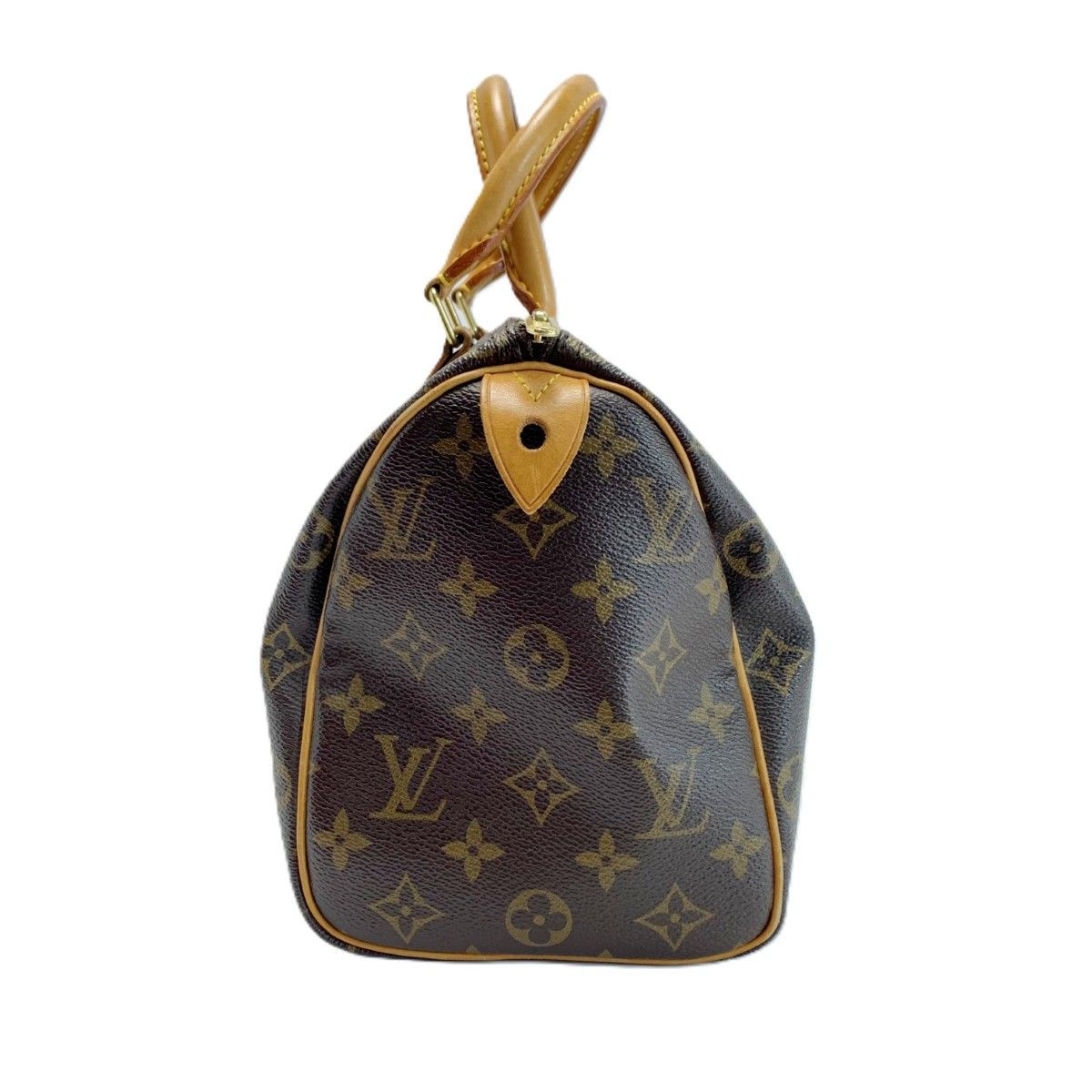 Louis Vuitton Monogram Speedy 25 Brown Mini Boston — view 4