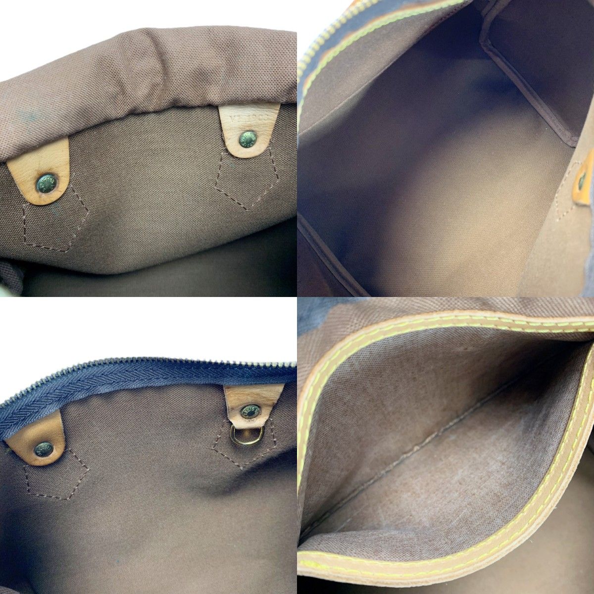 Louis Vuitton Monogram Speedy 25 Brown Mini Boston — view 6