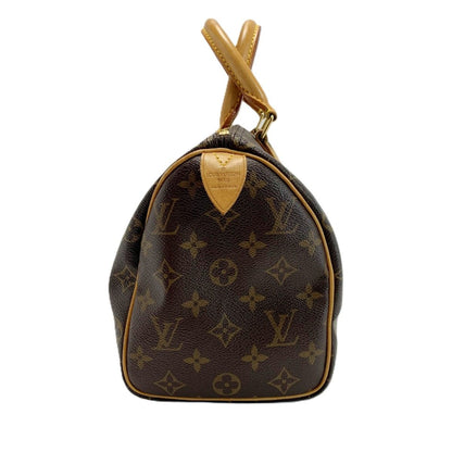 Louis Vuitton Monogram Speedy 25 Brown Mini Boston — view 3