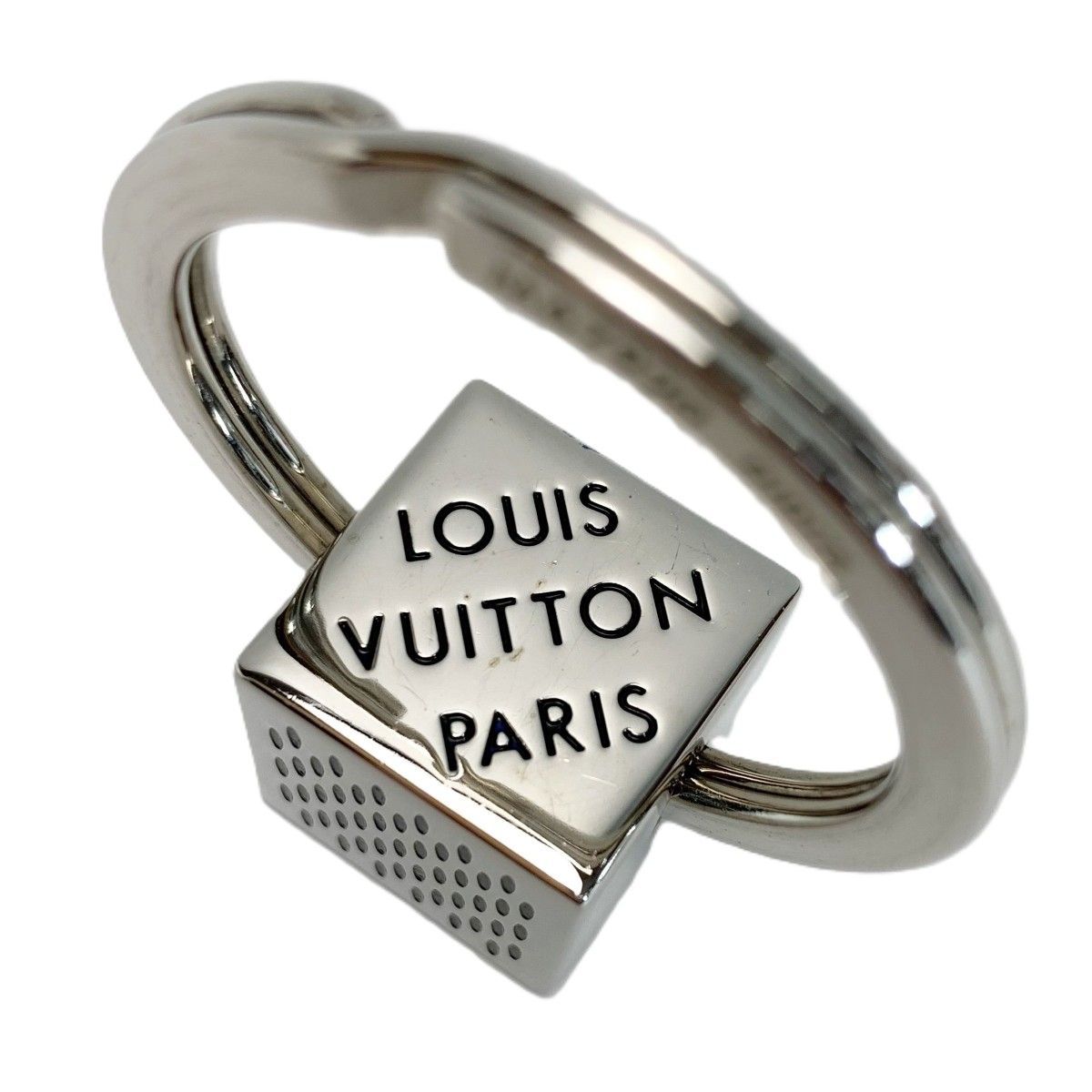 Louis Vuitton Damier Cube Ring Key Holder Charm — view 2