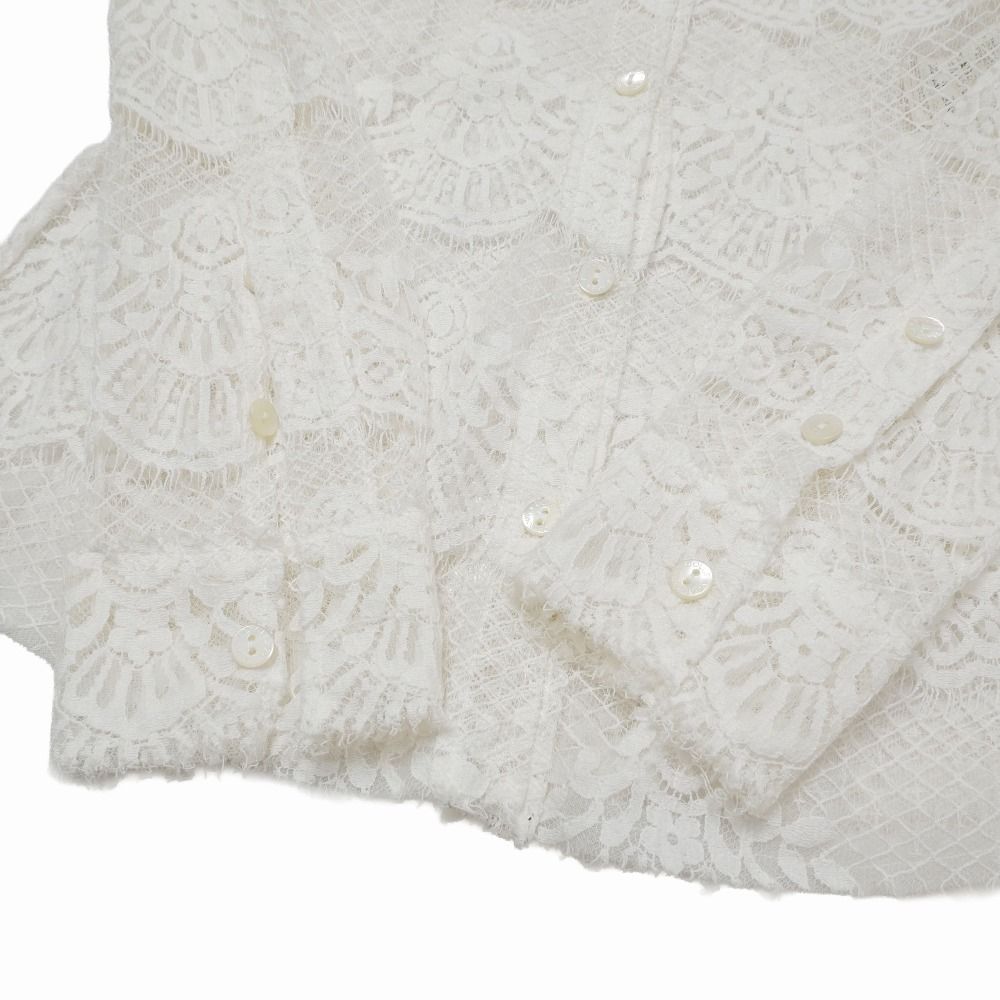 Dolce & Gabbana Blouse 38 Lace Long Sleeve Shirt — view 5