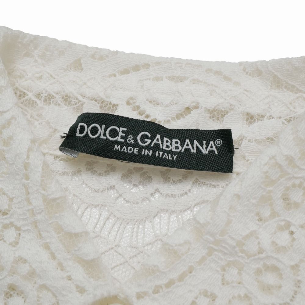 Dolce & Gabbana Blouse 38 Lace Long Sleeve Shirt — view 4