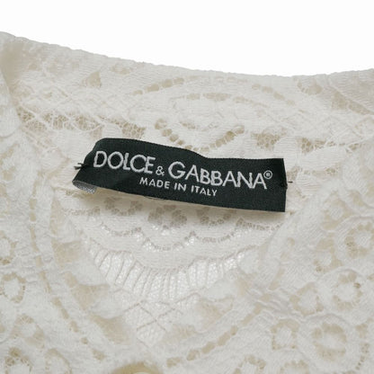 Dolce & Gabbana Blouse 38 Lace Long Sleeve Shirt — view 4