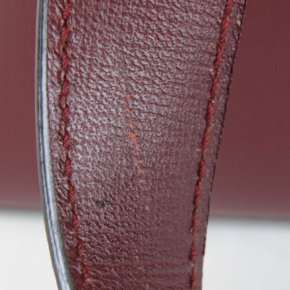 Cartier Must Line Mini Card Handbag Leather Wine — view 7