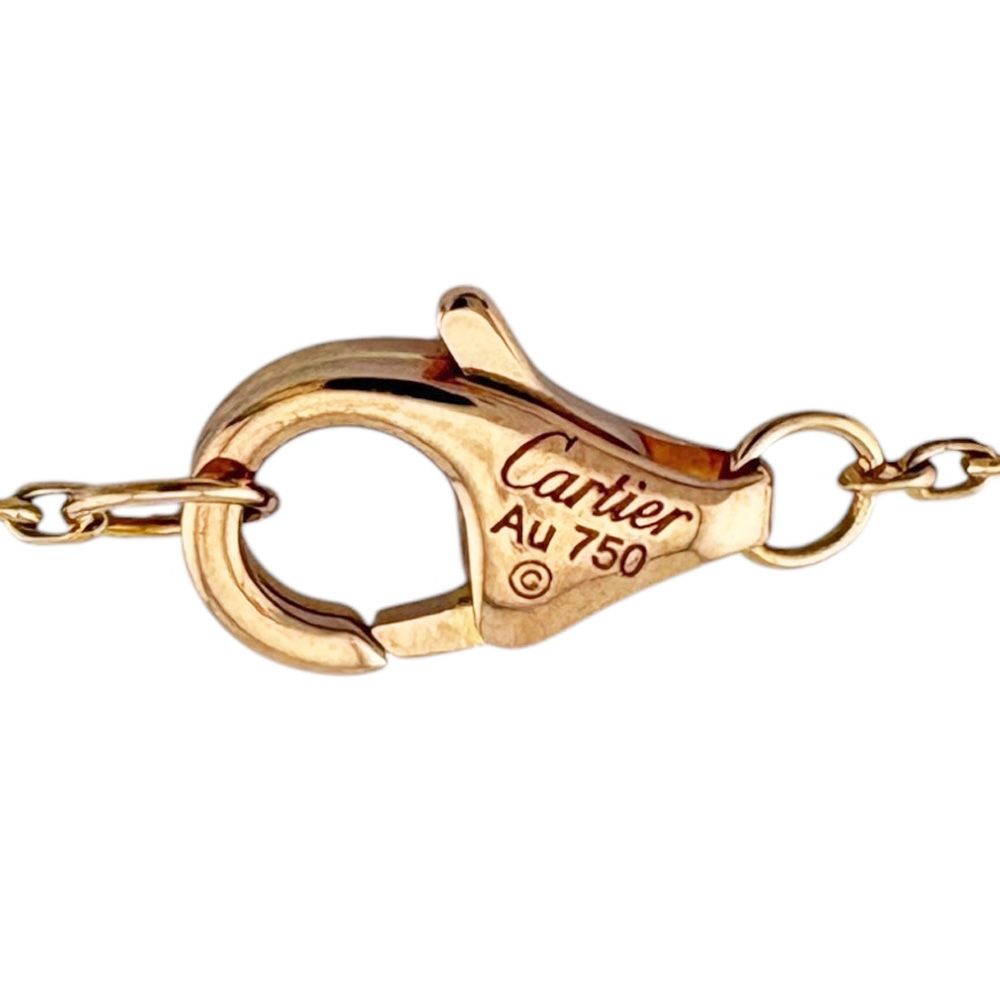 Cartier Baby Trinity Necklace 18k Gold Diamond — view 5