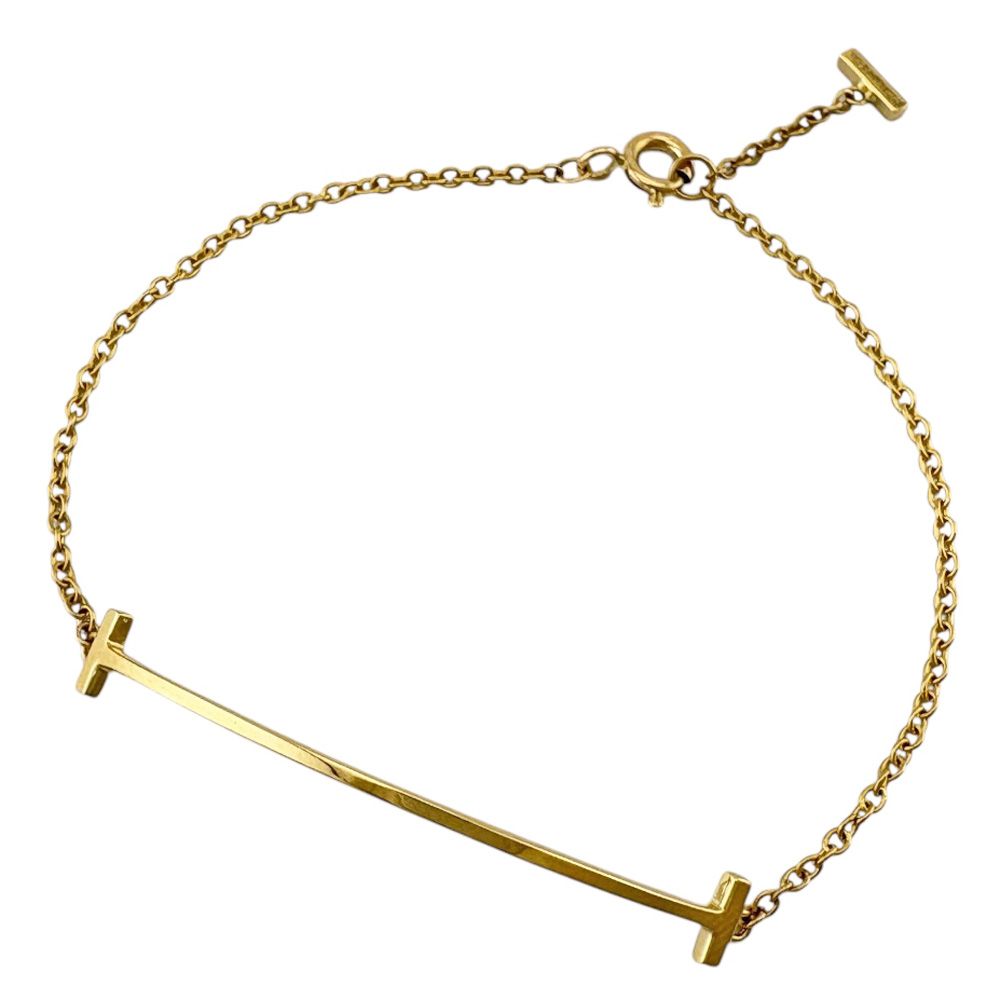 Tiffany & Co T Smile Bracelet 18k Gold