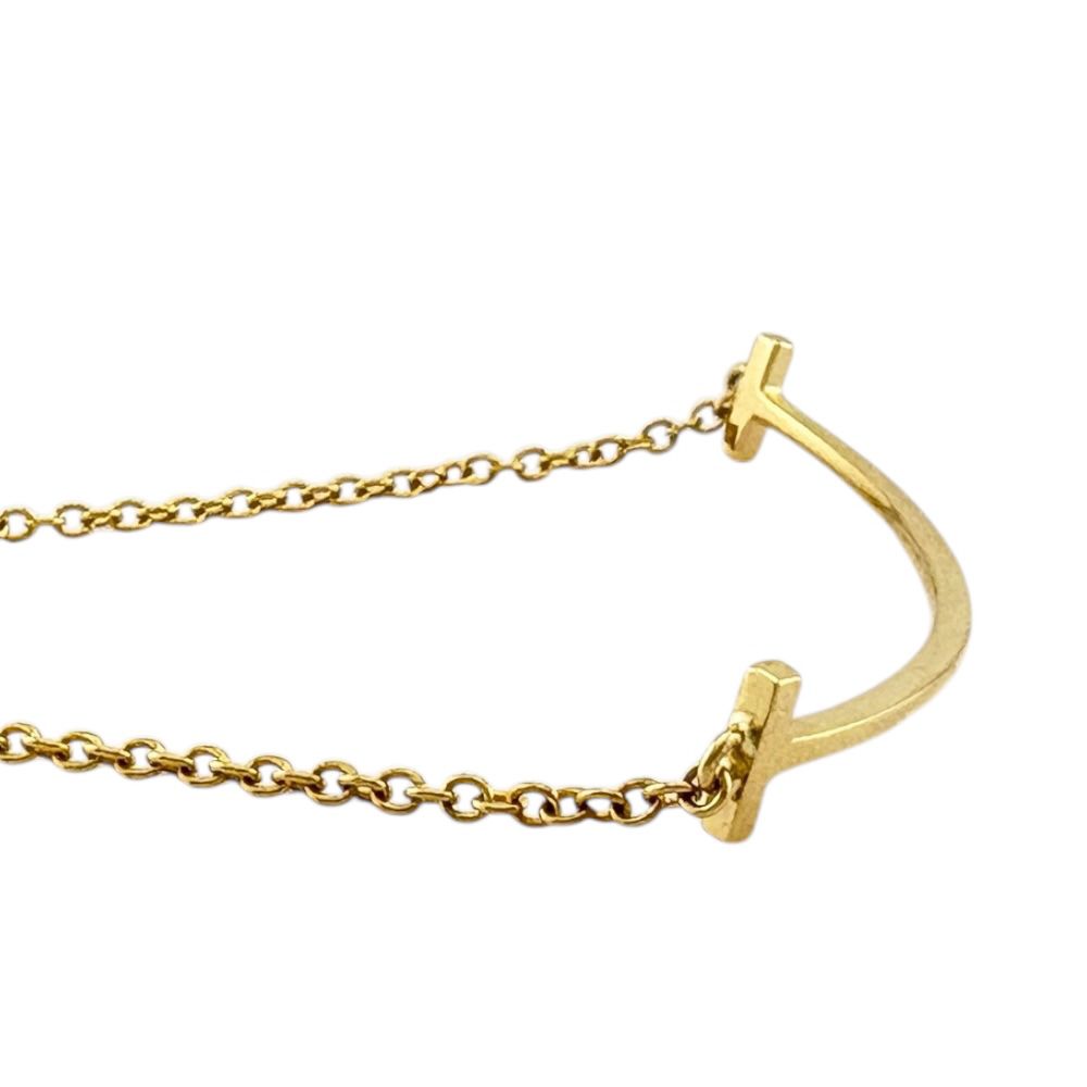 Tiffany & Co T Smile Bracelet 18k Gold — view 4