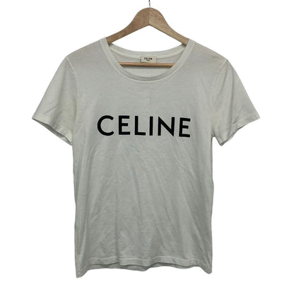 Celine Short Sleeve T-Shirt S White Crew