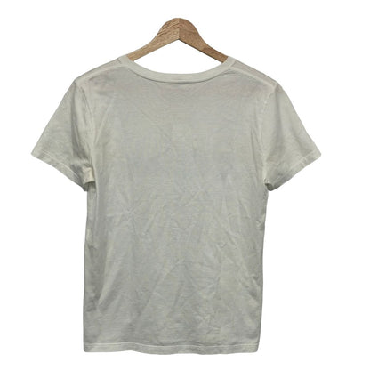 Celine Short Sleeve T-Shirt S White Crew — view 2