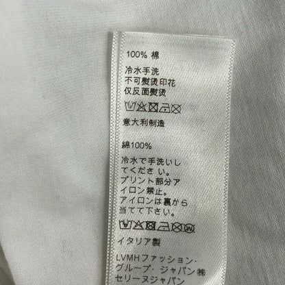 Celine Short Sleeve T-Shirt S White Crew — view 4