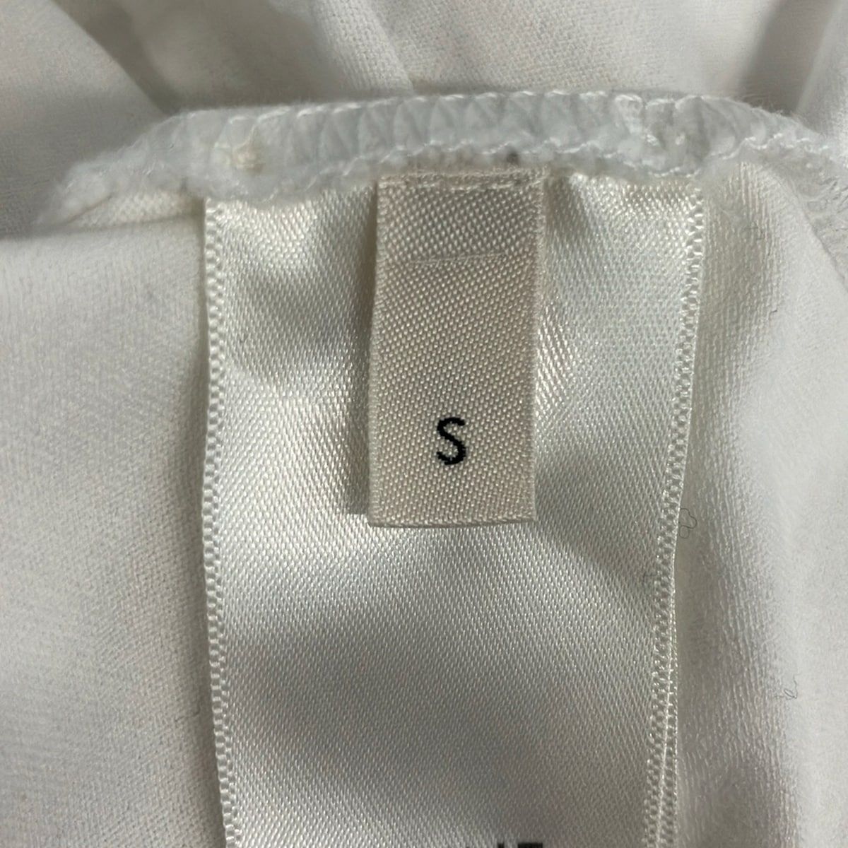 Celine Short Sleeve T-Shirt S White Crew — view 5