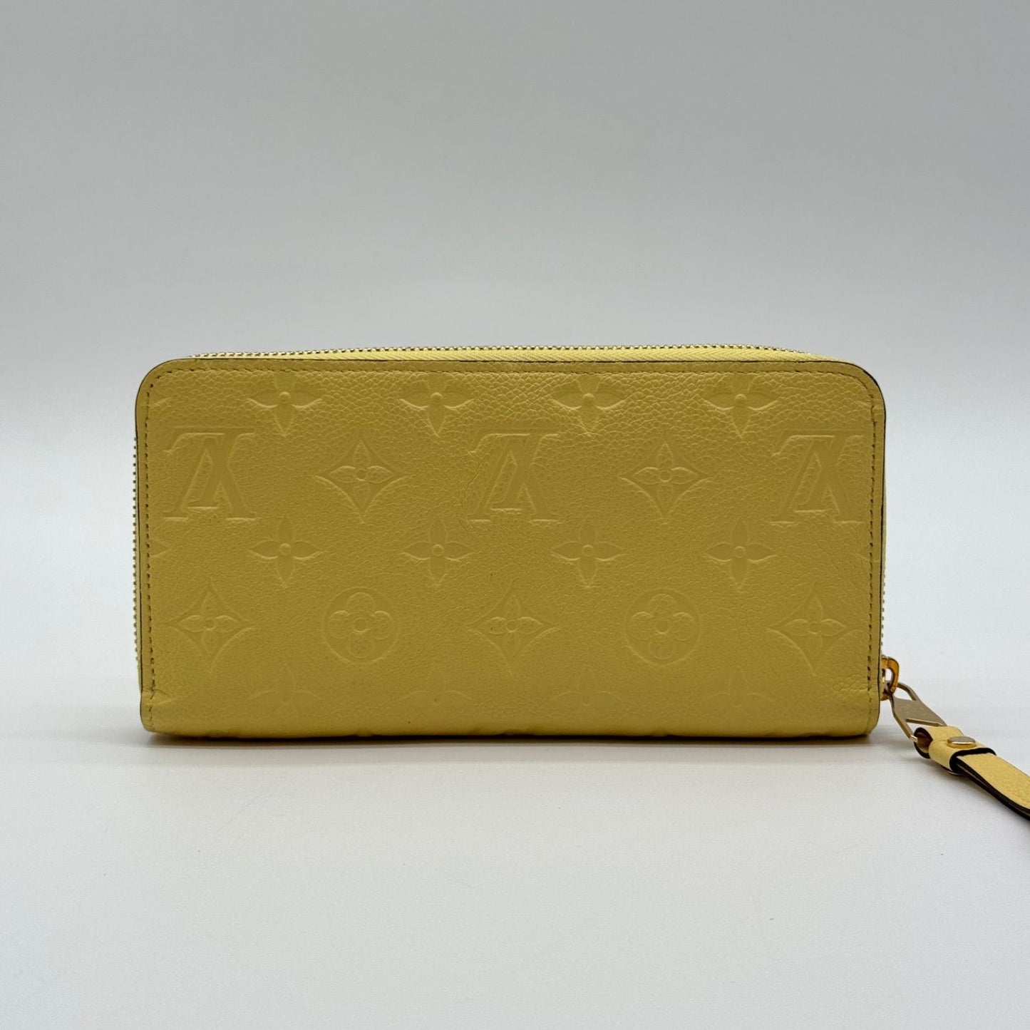Louis Vuitton Wallet Zippy Empreinte Leather Monogram Yellow — view 2